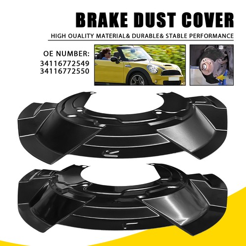 Front brake disc shields - front,