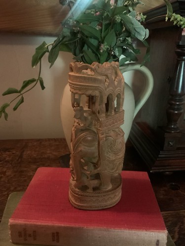 Intricate indian ambari wood - indian,
