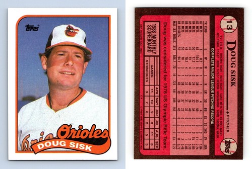 Doug sisk orioles 13 - orioles, #13