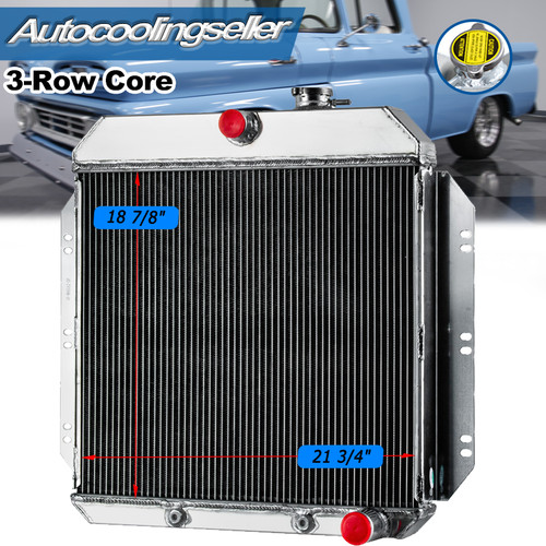 Row aluminum radiator fits - radiator,