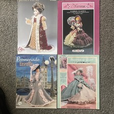 4 x Crochet patterns for dolls