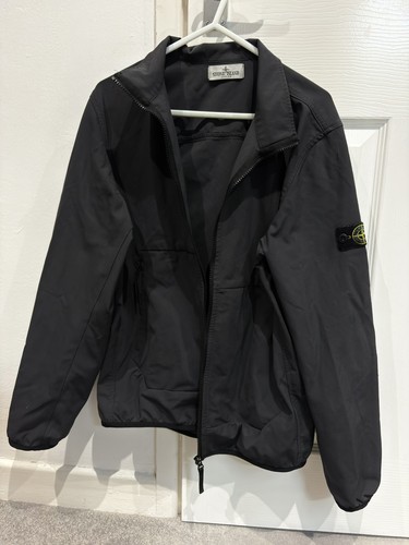 Stone island junior soft shell - stone,