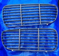  Jaguar XJ8 Radiator Grille Vanes  Chrome LH & RH Pair 2W01897BA & 9669107