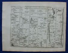 SHROPSHIRE, FLINTSHIRE, WREXHAM, HOLYWELL, Pl 94 antique road map, Jefferys 1775