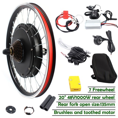 Bike rear wheel 48v - 20",