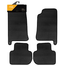 Car Floor Mats For Jaguar Xj 1994-2003 2 Clips Tailored 3MM Rubber Heavy Duty