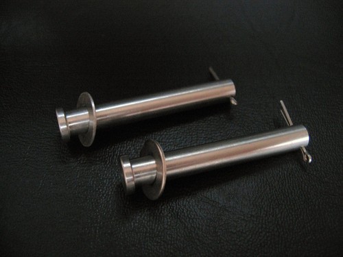Stainless steel front footpeg - stainless,