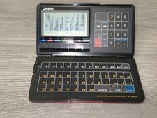 Vintage Calculatrice Casio SF-3000 BK Super Memory Computer Handheld - Rare