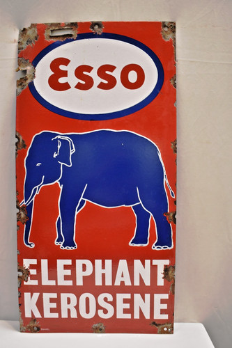 Vintage esso elephant - esso, kerosene