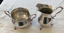 Silver plated sugar bowl - silver,