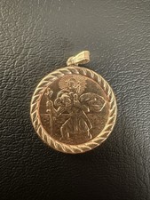 9ct St Christopher Pendant