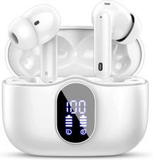 Btootos A90 Pro True Wireless Earbuds w/ Charging Case  White