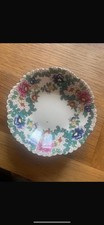 Small Bone China Dish Floral