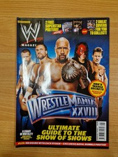 WWE WRESTLING MAGAZINE SPRING 2012 COVER 2 OF 2 ROCK - KANE - JERICHO - TRIPLE H