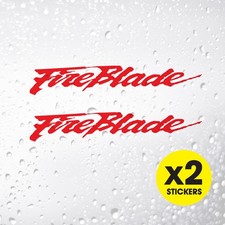 2x FIREBLADE Stickers