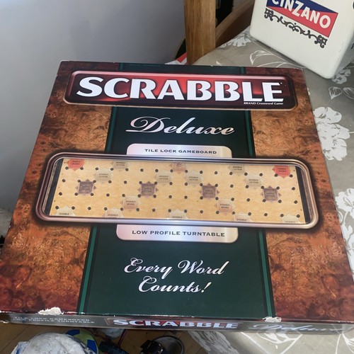 Scrabble deluxe board game - board,