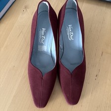 Van Dal Deep Red Court Shoes