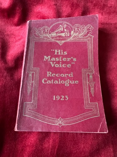 78rpm his masters voice 1923 - masters,
