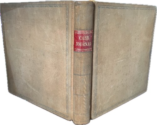 Vintage ledger cash accounts - cash,