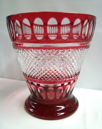 Ruby red cut - ruby, clear