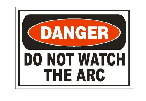 Danger not watch sticker - do,