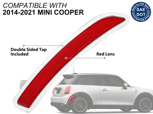 Rear red lens - side, for