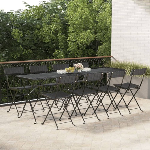 Folding bistro chairs - folding, 8pcs
