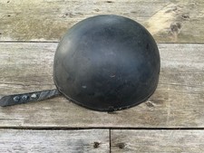 Vintage 1950's Cromwell 'The Noll' Motorcycle Helmet, Cafe Racer, Size 7