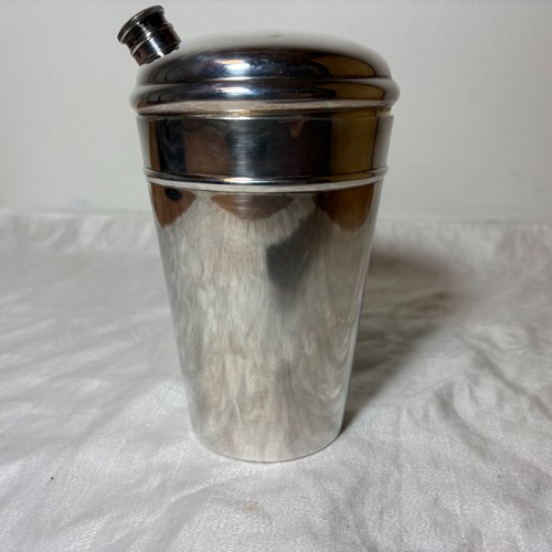 Vintage silver plated cocktail - silver,