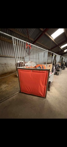 Orange kick door - kick, barrier
