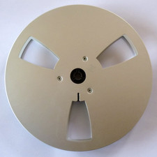  7 inch reel to reel metal spools for 1/4 inch tape. 
