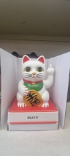Adult Waving Cat with 4 Interchangeable Hands! 13 Messages + 2 Blank Slides New