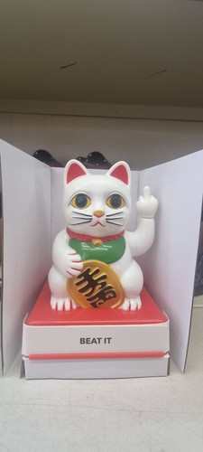 Adult waving cat with - adult,
