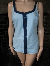 NELBARDEN Vintage 40s 50s 60s swimming costume swimsuit swim suit one piece M L