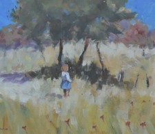 Leon Davies Original Oil Painting The Meeting Place Cornish Art