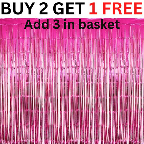 Foil fringe tinsel - 2m-3m,