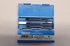 Presto M4 x 0.7 Tap set 3 taps 1st 2nd plug 4mm Tap set Bright finish new
