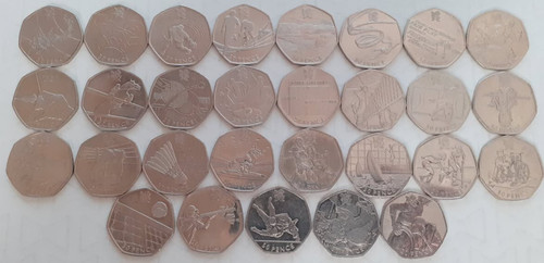 Full coin olympic 50p set - full,