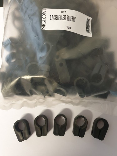 Cable cleat single fix - , 0.7