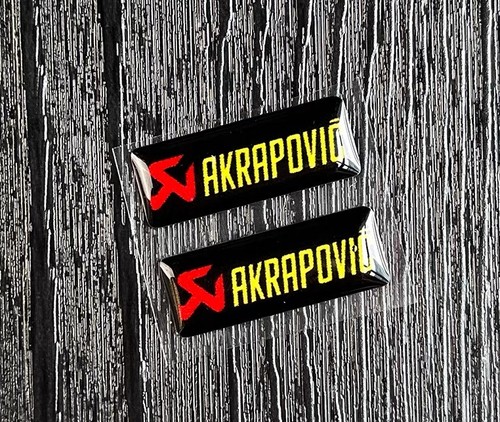 Akrapovic pair stickers - akrapovic,