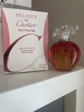 CARTIER Delices de Cartier Eau Fruitee EDT 1.6oz/ 50ml Eau de Toilette RARE!!