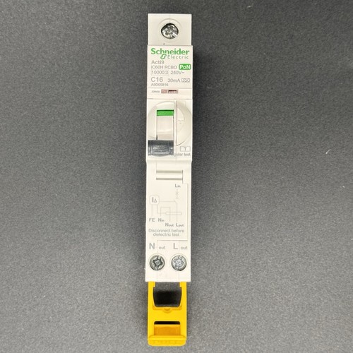 Schneider 16amp rcbo c16 10ka - schneider,
