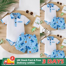 UK 2PCS Newborn Baby Boys