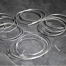 925 Sterling Silver Round Jewellery Craft Wire 1.0/1.5/2.0mm Recycled Silver