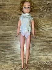 Vintage Sindy/Tammy Clone Doll - Short Strawberry Blonde Hair- White Top & Pants
