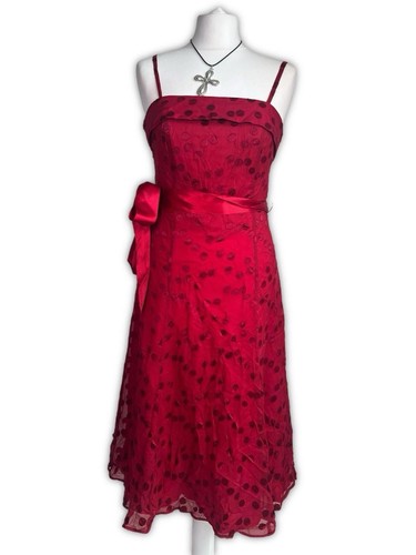 Debut dress silk - silk, red