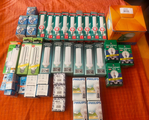 Joblot electrical bulbs - electrical,