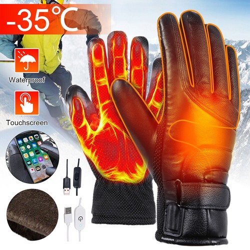 Usb electric heated gloves - heated,