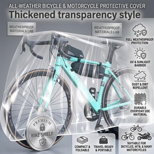 Waterproof bicycle rain cover - rain,