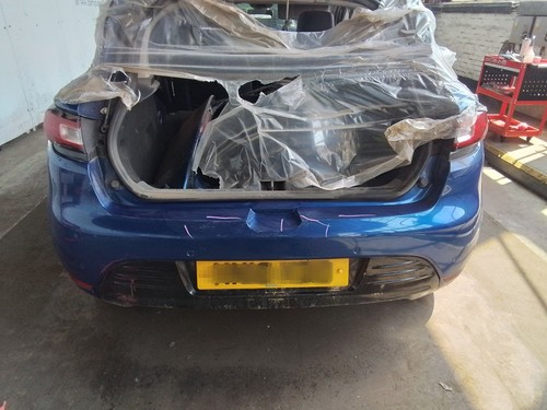 Rear bumper blue - rear, renault